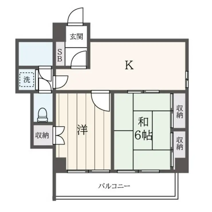 ビューラー堀之内 3階階 間取り