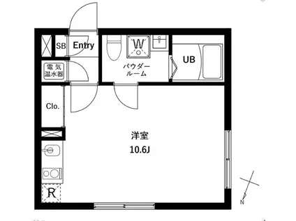 アーバンパーク下北沢(ワンルーム/2階)の間取り写真