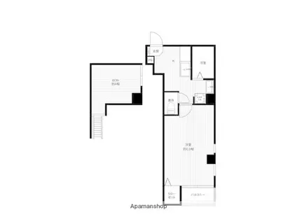 イル・グラッツィア姪浜I(1K/3階)の間取り写真