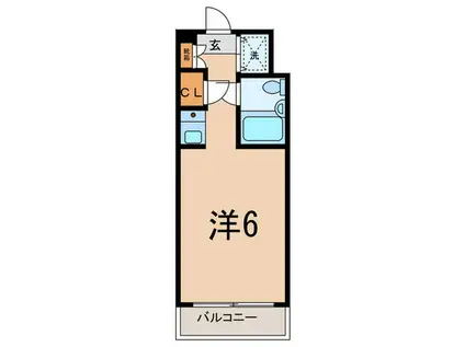 エルハイツ成増(ワンルーム/1階)の間取り写真