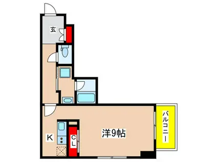 プライムアーバン新百合ヶ丘(1K/10階)の間取り写真