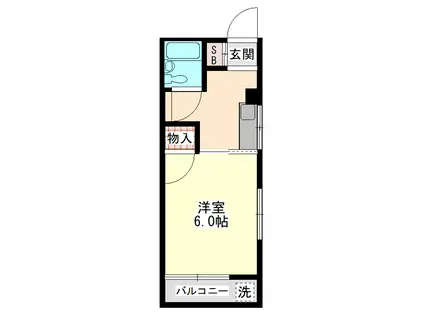 T・Mレジデンス(1K/3階)の間取り写真