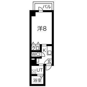 サン・錦本町ビル(ワンルーム/9階)の間取り写真