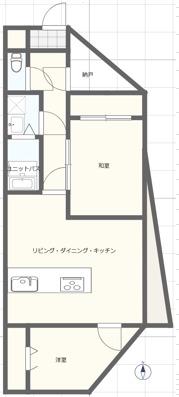 サンヒルズ(2SLDK/1階)の間取り写真