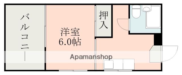 第二亀田ビル(1K/3階)の間取り写真