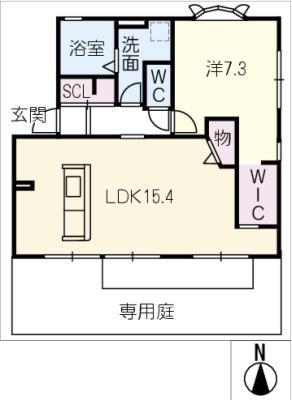 ハイツコスモスA棟(3DK/1階)の間取り写真