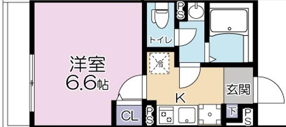 SOLASIA RESIDENCE 大山(1K/3階)の間取り写真