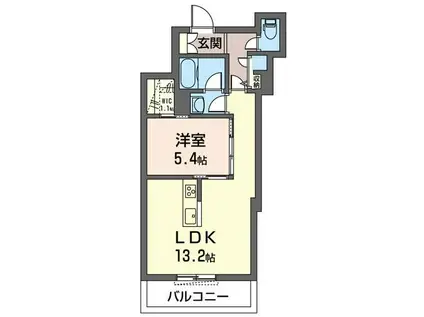 OAZO荻窪(1LDK/1階)の間取り写真