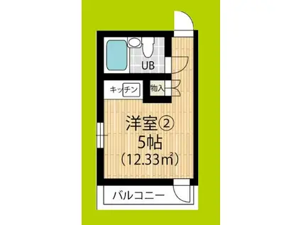 メゾン新大阪北(ワンルーム/4階)の間取り写真