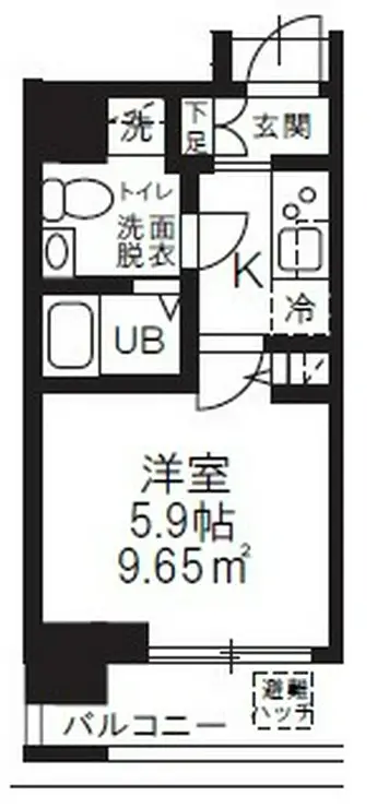 ハーモニーレジデンス新横浜 4階階 間取り