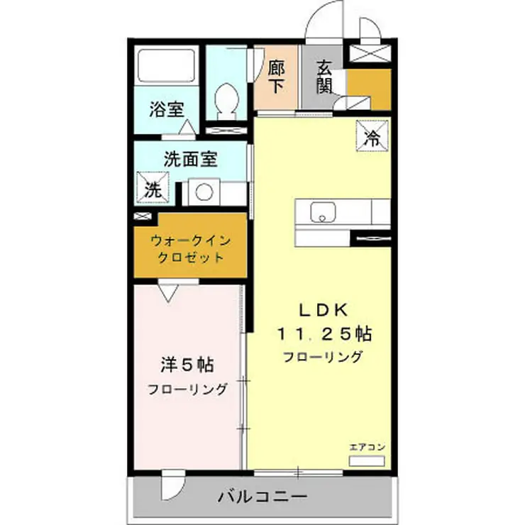 バラディー伏見 2階階 間取り