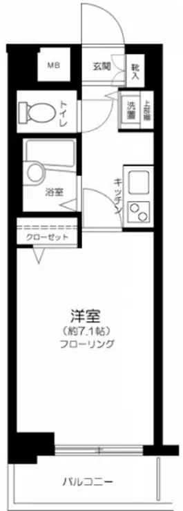 Verona池袋本町Lusso 1階階 間取り