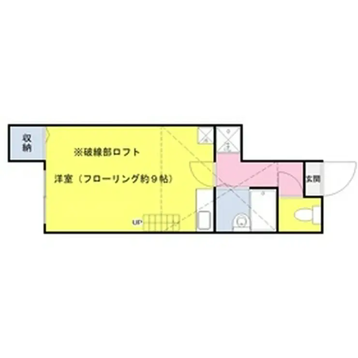神楽坂ヒルサイドコート 1階階 間取り