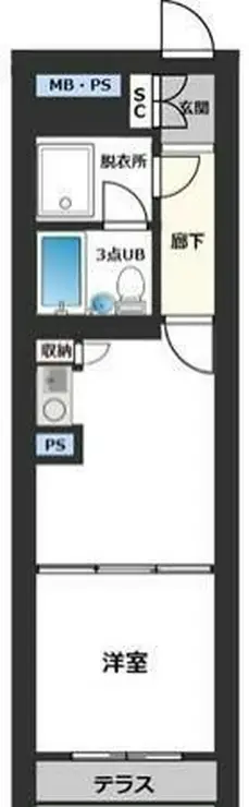 ライオンズマンション川越南 2階階 間取り