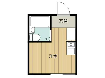 フォーライフ小平(ワンルーム/2階)の間取り写真