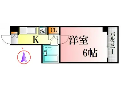 コーポ吉村(1K/3階)の間取り写真