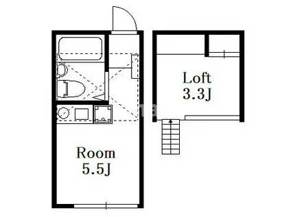 GRACE吉祥寺II(ワンルーム/1階)の間取り写真