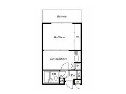 ロイヤルハイツ新宿御苑(1DK/3階)の間取り写真