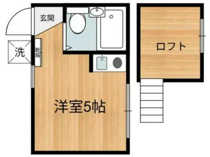 URBANNEX(ワンルーム/2階)の間取り写真