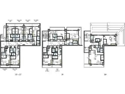 レオパレスFLAT浜松町(1K/1階)の間取り写真