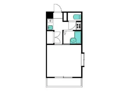 盟和ハイツ(1K/1階)の間取り写真