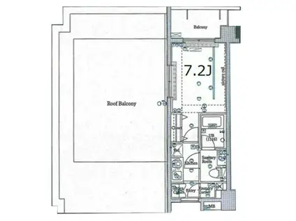 CYNTHIA FOUR-D EFーFORT(1K/4階)の間取り写真