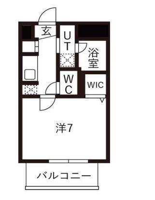 DELCCS KOMAZAWA(ワンルーム/5階)の間取り写真
