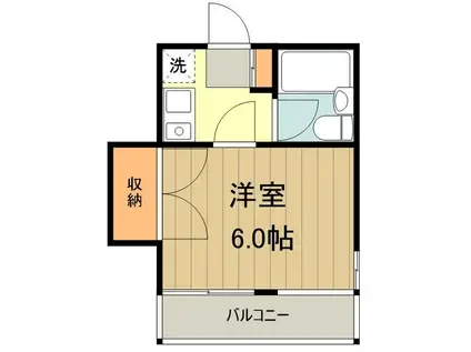 坂本ビル(1K/4階)の間取り写真