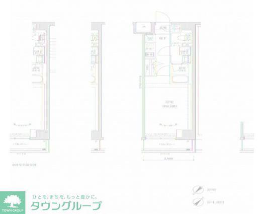 RELUXIA GRANDE 川崎大師公園(1K/6階)の間取り写真