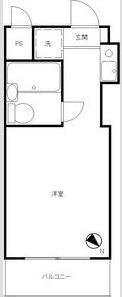 TOP・成増第3(ワンルーム/3階)の間取り写真