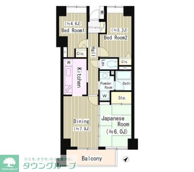 シティハイム京島(3LDK/2階)の間取り写真