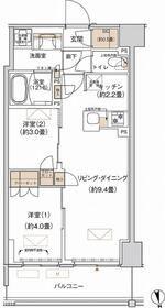プライムネクサス大森北(2LDK/3階)の間取り写真