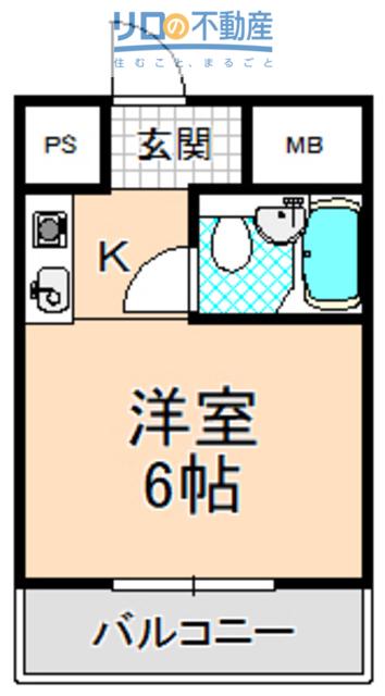 エクセレント伊丹 403号(1K/4階)の間取り写真
