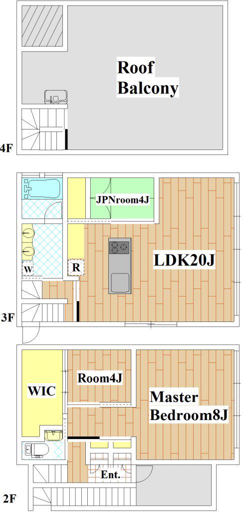 BUTTE(2LDK/2階)の間取り写真