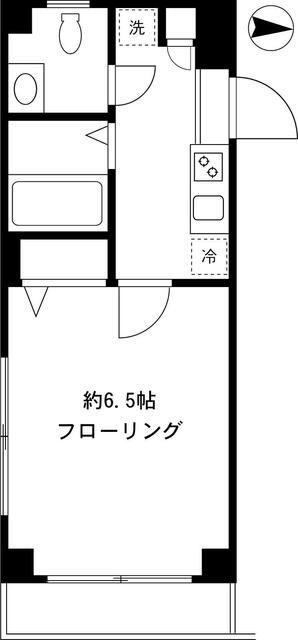 DRホームズ中野一丁目(1K/3階)の間取り写真