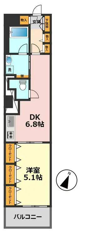 東京グランファースト 3階階 間取り