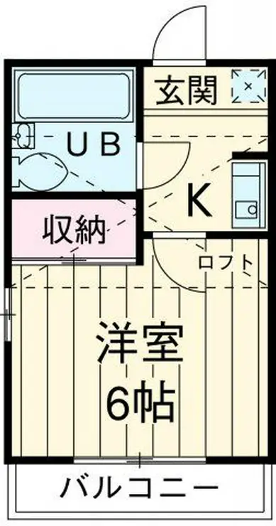 アオキハイツ 2階階 間取り