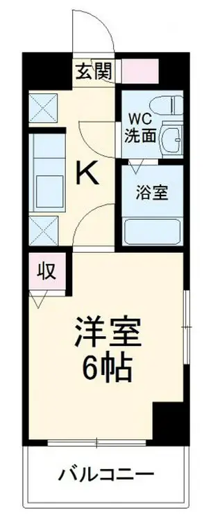 レアレジデンス稲毛 3階階 間取り