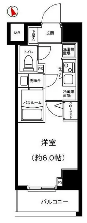 アイル横浜ノースツインズI 6階階 間取り