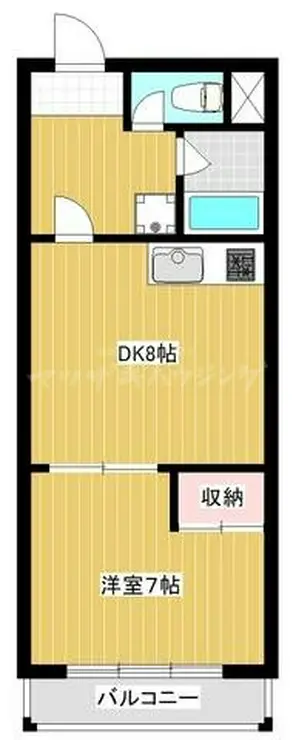 パークサイドマンション松が丘 4階階 間取り