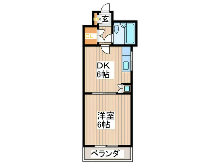 ベラパルト三田 2階階 間取り