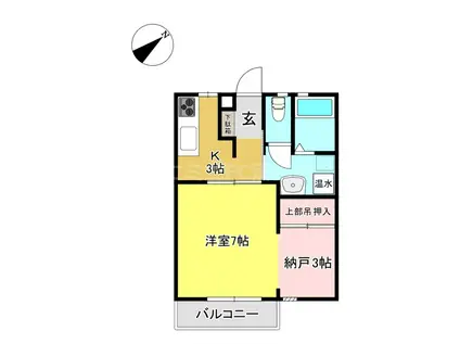 イーストフォー三谷(1SK/1階)の間取り写真