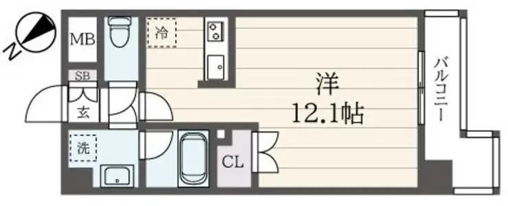 L-Flat横浜大通り公園 6階階 間取り