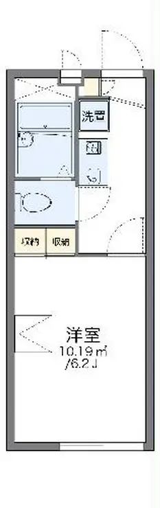 レオパレスフローリッシュ 2階階 間取り