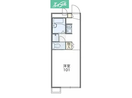 FOREVER RESIDENCE IMAIII(1K/2階)の間取り写真