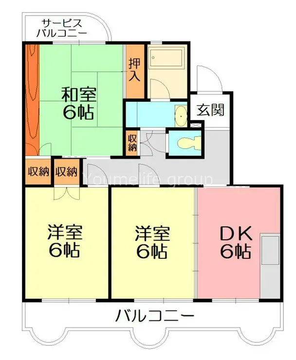 第5メゾン星崎 2階階 間取り