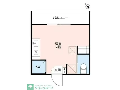 FIRSTORDER RESIDENCES(ワンルーム/2階)の間取り写真