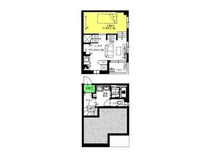 SQUARE大同(ワンルーム/2階)の間取り写真