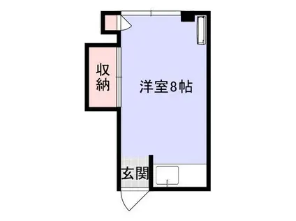 コーポ泰安(ワンルーム/2階)の間取り写真