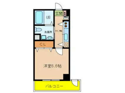 セレブ布施東(1K/7階)の間取り写真